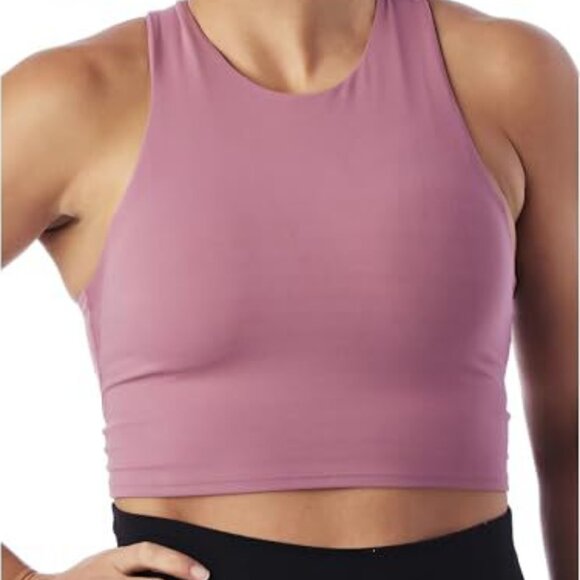 Avia Women's Low Support Trainer Crop Sports Bra - Mauve, Medium, AC - D/DD -NWT - Picture 2 of 3